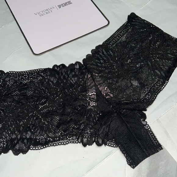 Victoria's Secret Lace Black Shortie Panty XL - Picture 8 of 14